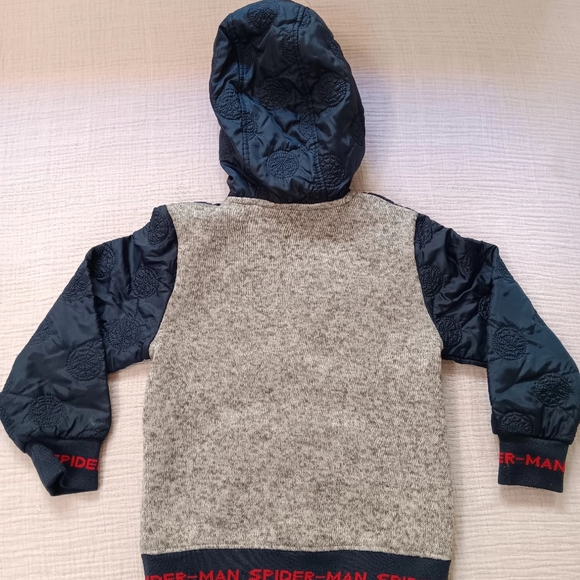 Spider-Man Hoodie Full Zip Boys Size 6 - Picture 2 of 3